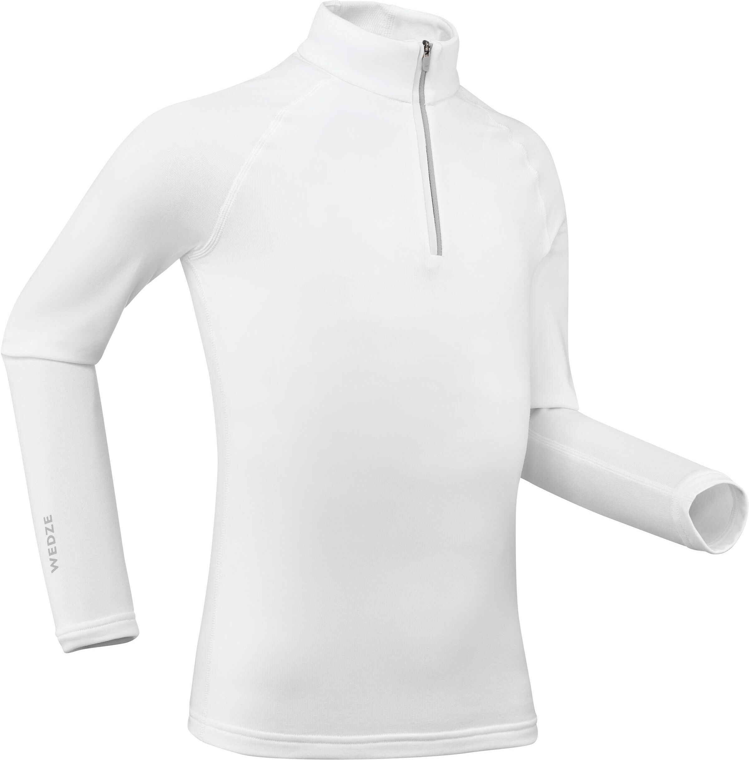 WEDZE Decathlon - Maglia termica sci bambino 500 1/2 bianca -