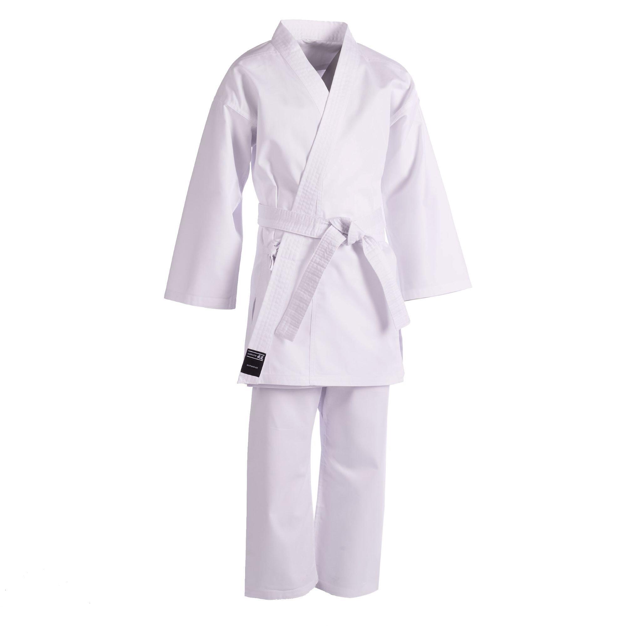OUTSHOCK Decathlon - Kimono bambino karate 100 bianco -