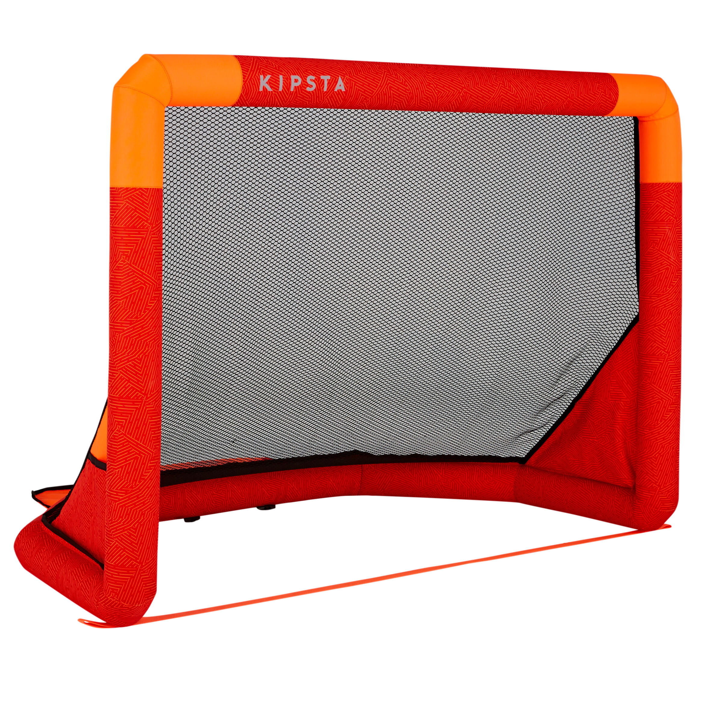 KIPSTA Decathlon - Porta calcio gonfiabile AIR KAGE PUMP rosso-arancione -