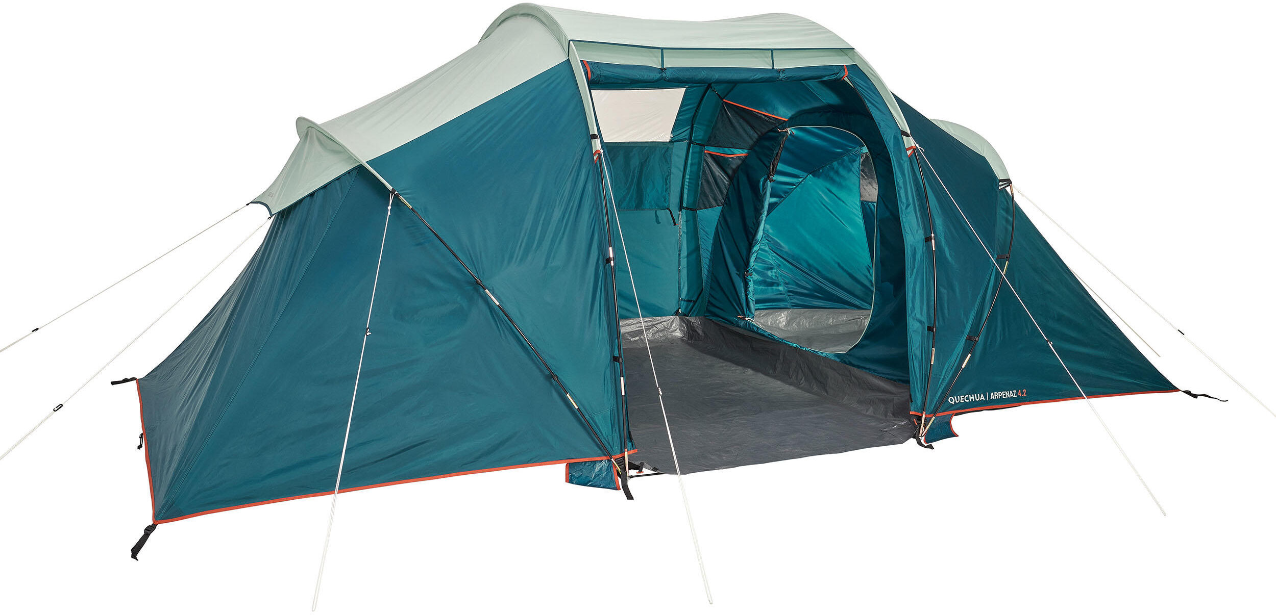 QUECHUA Tenda campeggio ARPENAZ 4.2 4 POSTI 2 CAMERE