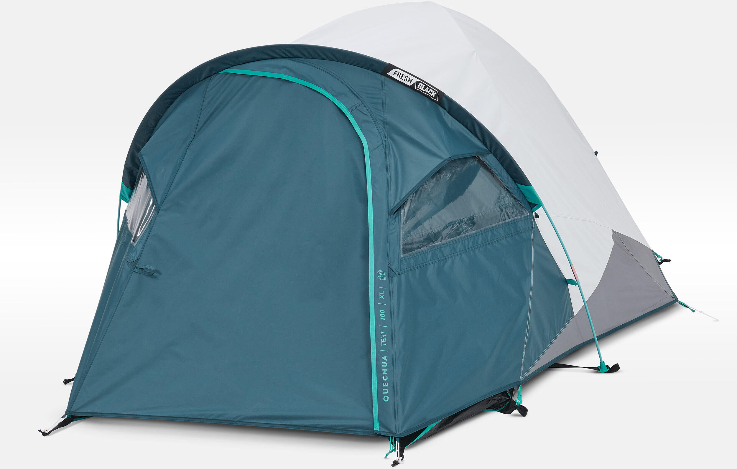 QUECHUA Tenda campeggio MH100 XL FRESH&BLACK 2 persone