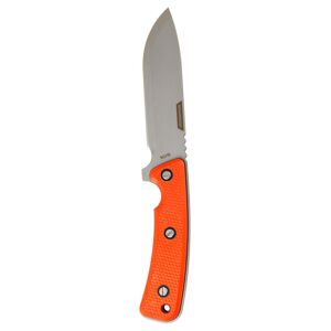 solognac decathlon - coltello caccia fisso sika 130 grip 13 cm arancione -