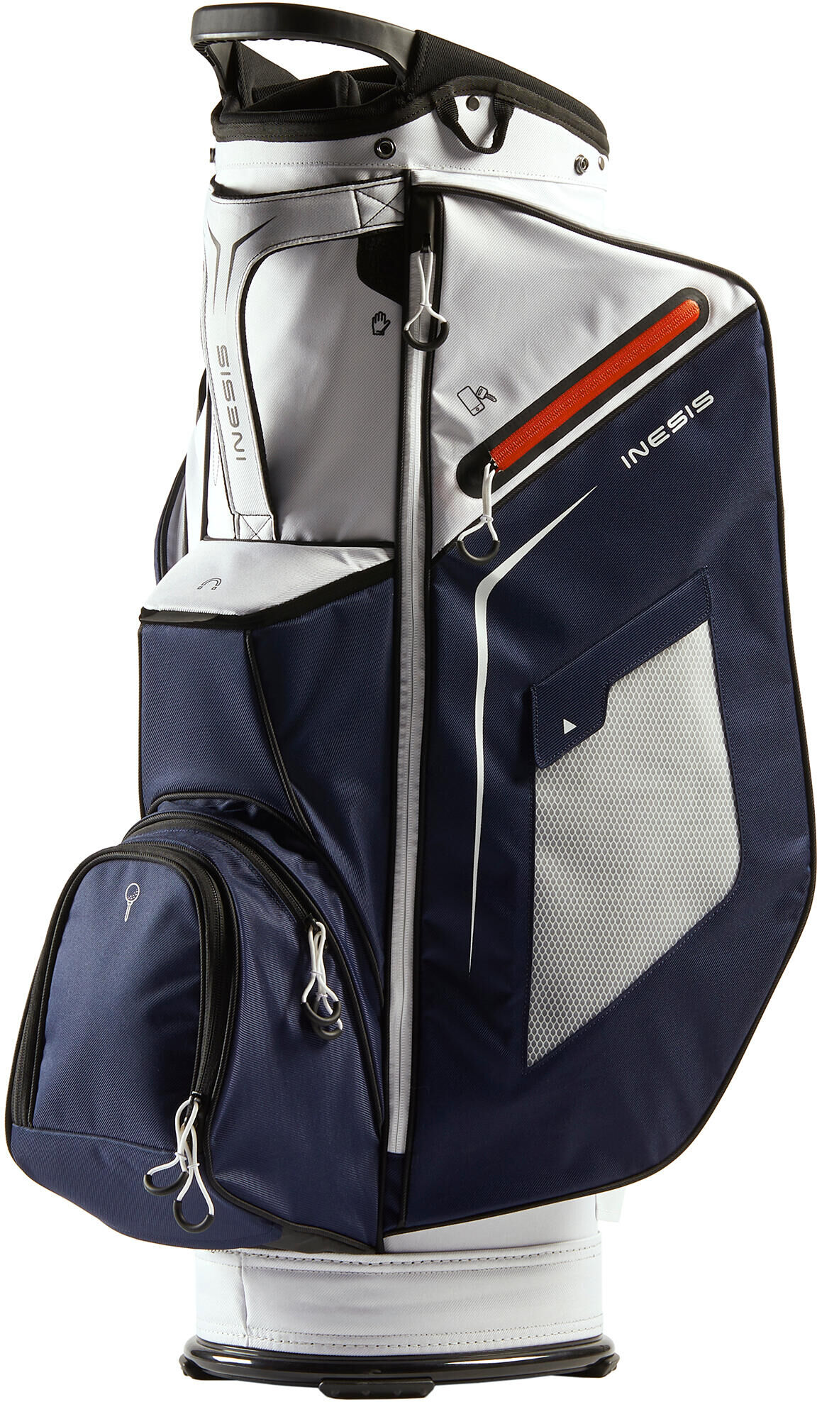INESIS Sacca golf da carrello blu-bianco INESIS Sacca golf da carrello blu-bianco