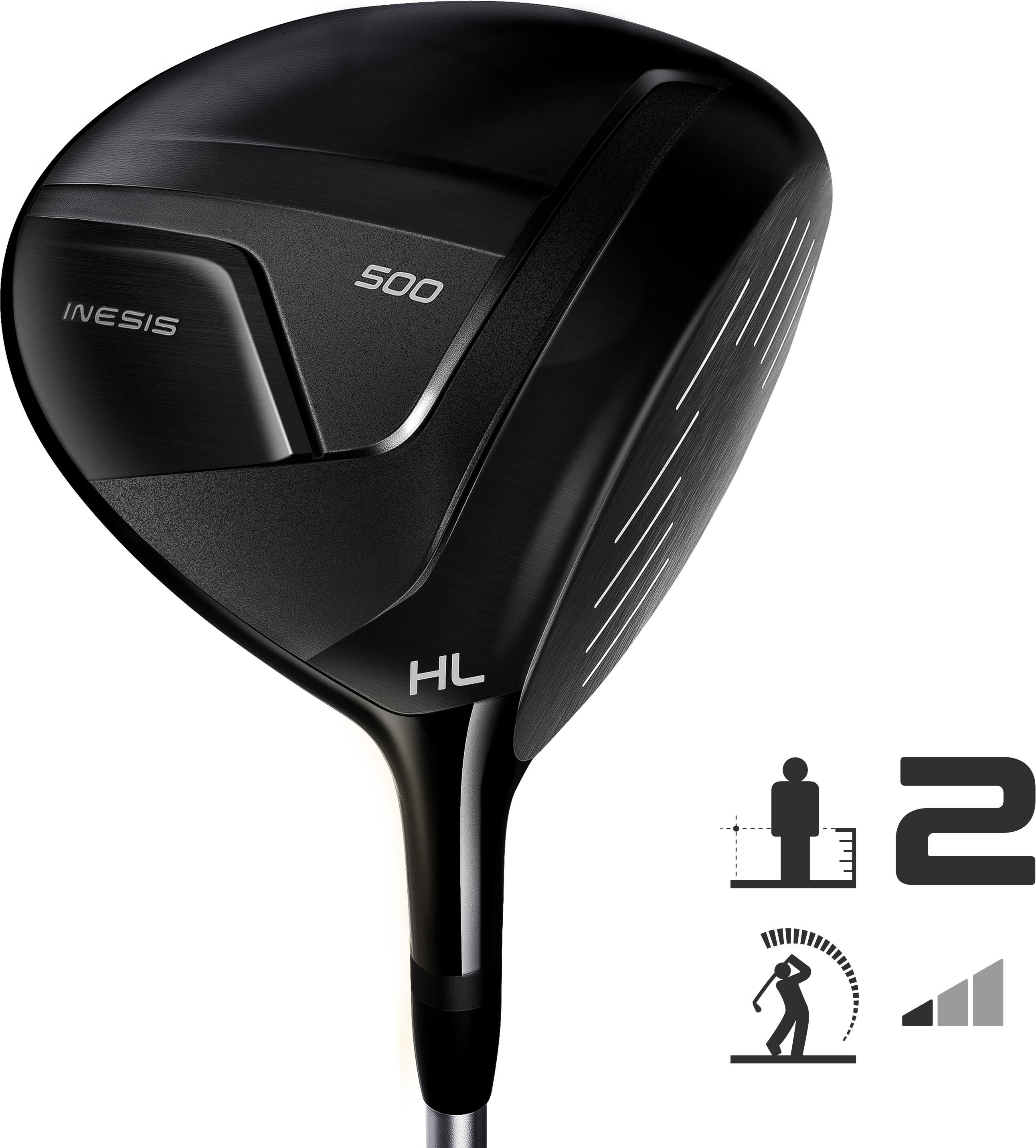 INESIS Driver adulto destrorso 500 taglia 2 INESIS Driver adulto destrorso 500 taglia 2