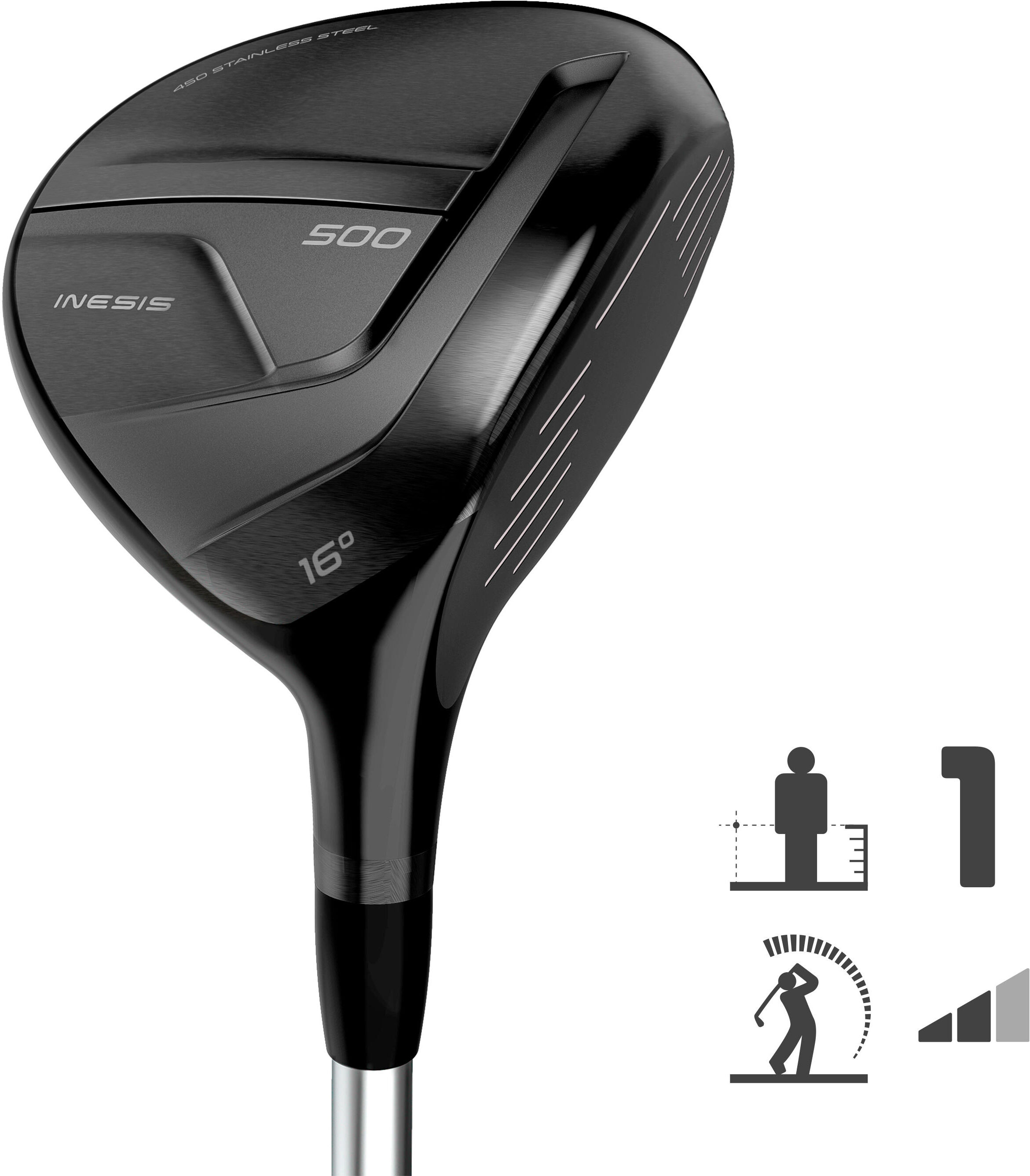 INESIS Legno 3 adulto destrorso 500 taglia 1 INESIS Legno 3 adulto destrorso 500 taglia 1