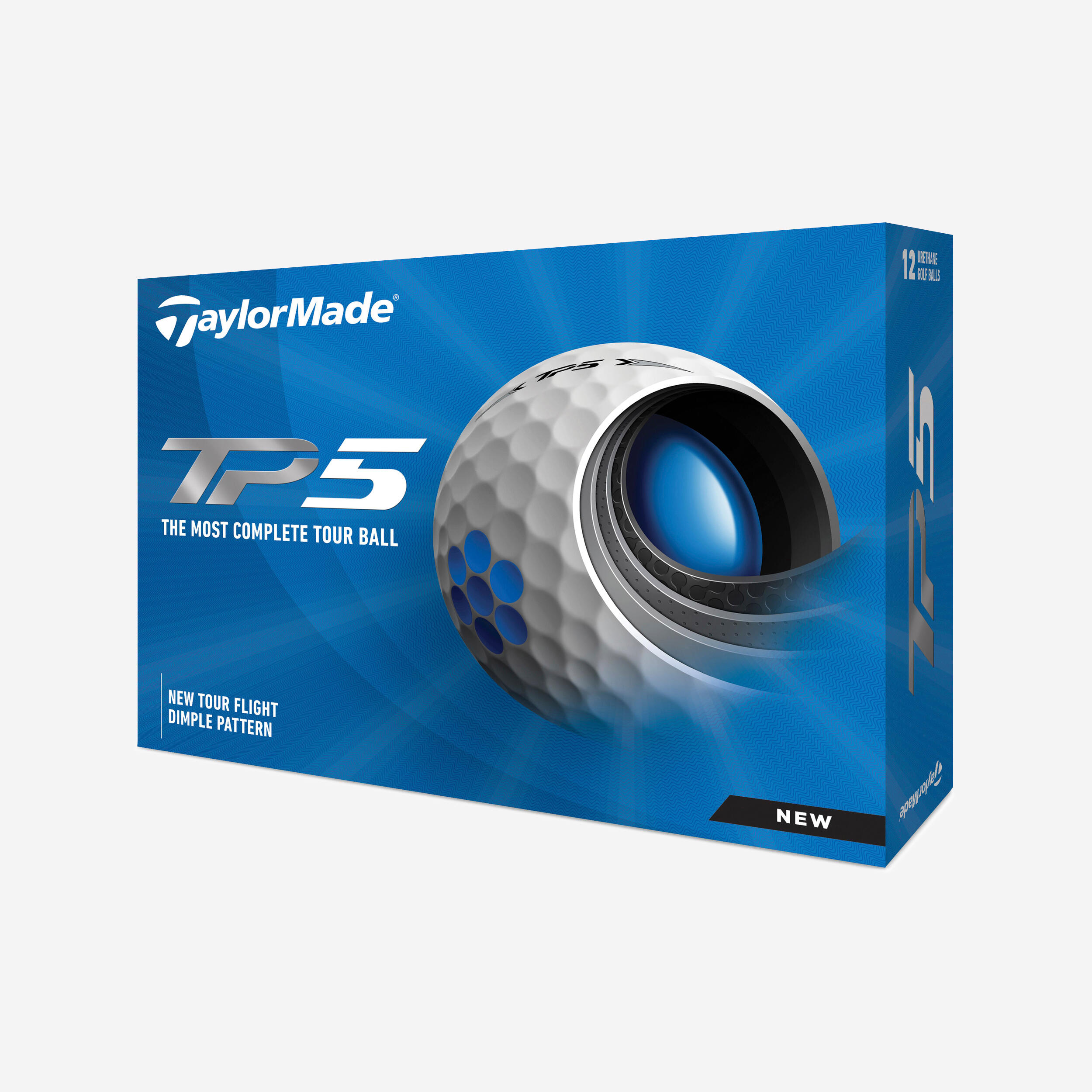 TaylorMade Palline golf TP5 bianche x12