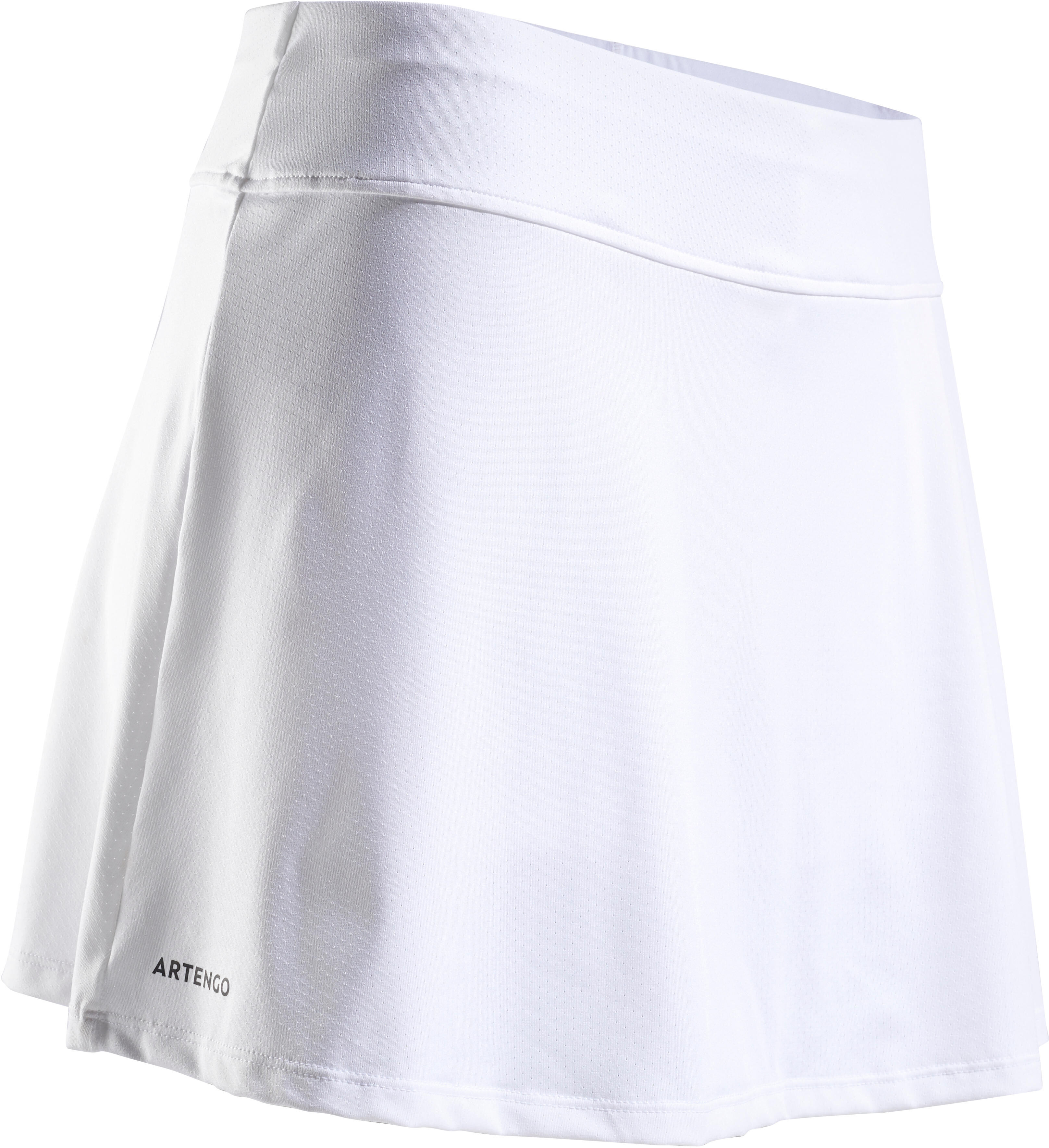 ARTENGO Decathlon - Gonna tennis donna SOFT 500 bianca -