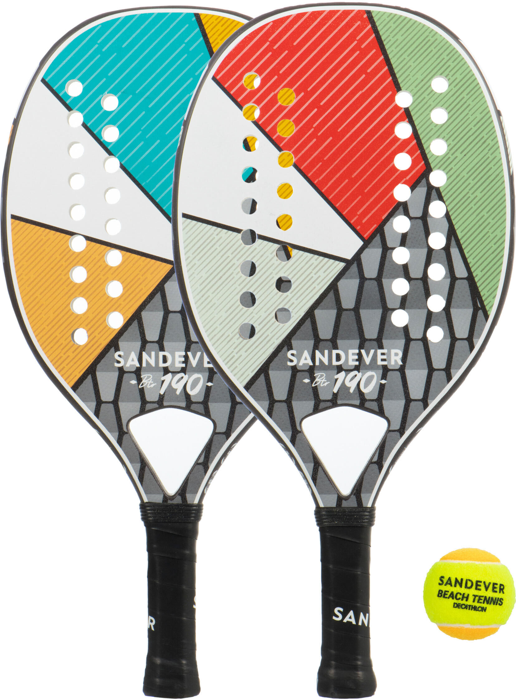 SANDEVER Kit racchette beach tennis adulto BTR 190