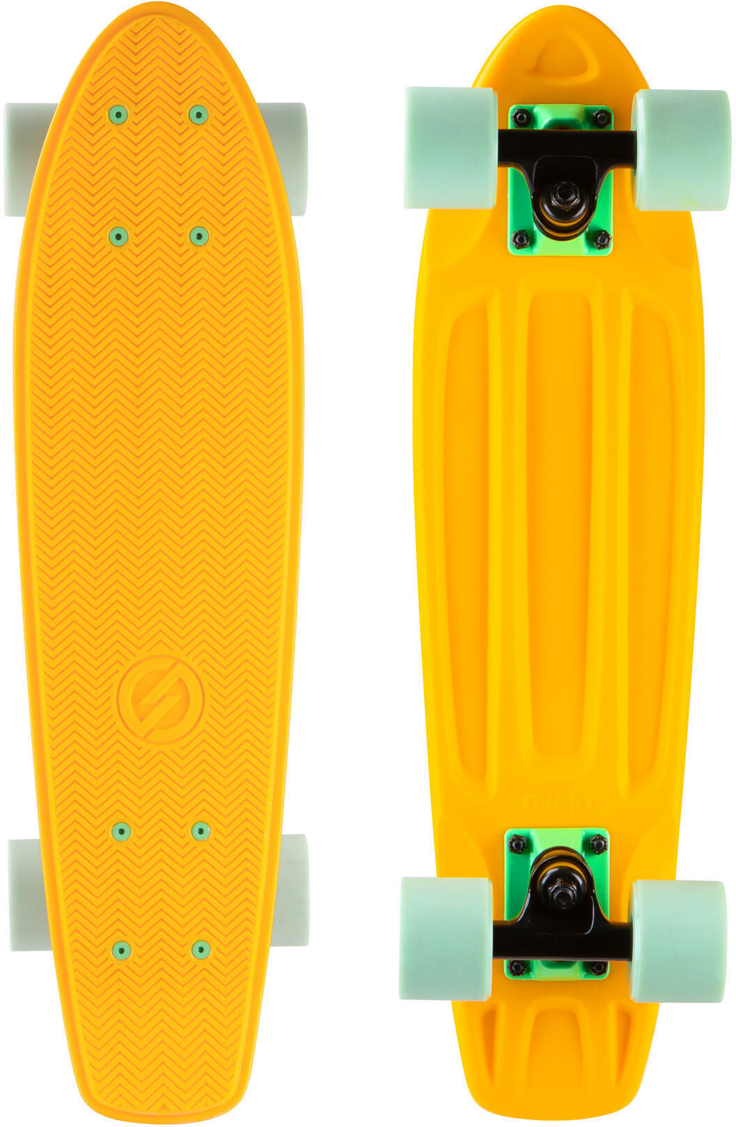 OXELO Cruiser skateboard YAMBA 100 giallo-verde