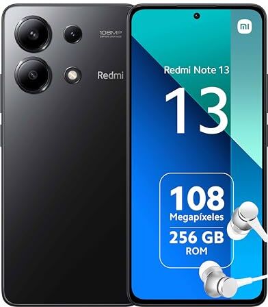 Xiaomi Redmi Note 13 8+256GB Snapdragon 685, Tripla Fotocamera da 108MP, Full HD+ 6.67", Nero (IT Versione)