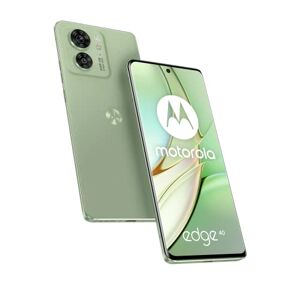 Motorola edge 40 (Display curvo OLED 6.55” FHD+ 144Hz, Camera 50(f/1.4)+13MP, Caricatore 68W in confezione, Batteria 4400mAh, IP68, 8/256GB, 5G, Dual SIM, NFC, Android 13, Cover inclusa) Reseda Green
