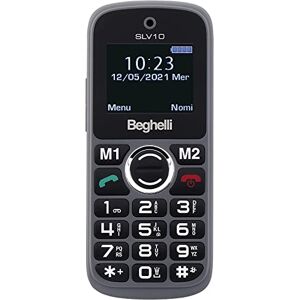 Beghelli Salvalavita Phone SLV10 GSM facile con tasto SOS, Grigio