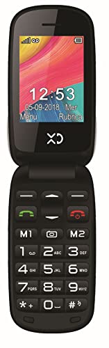 XD XDC527 cellulare 6,1 cm (2.4") 90,7 g Nero Telefono per anziani