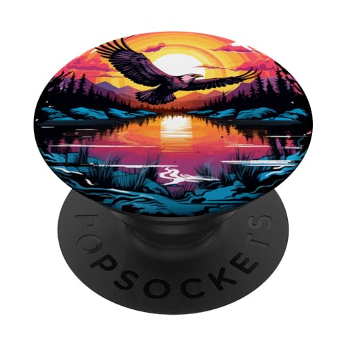 Maestoso simbolo dell'aquila dell'aquila calva PopSockets PopGrip Intercambiabile