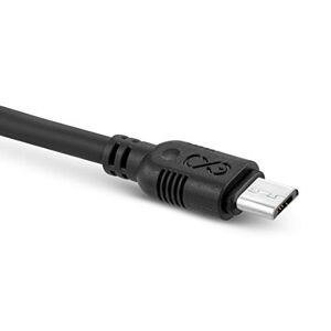 more than perfection eXc Whippy - Cavo Micro USB USB 2.0, 0,9 m, Colore: Nero