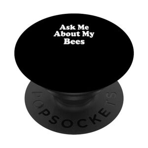 ASK Chiedimi informazioni sulle mie api divertente antipasto di conversazione apicoltore PopSockets PopGrip Intercambiabile