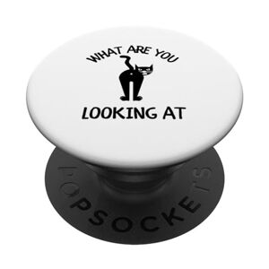 ASK Gatto Butthole PopSockets PopGrip Intercambiabile