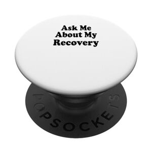 ASK Chiedimi informazioni sulla mia riabilitazione di recupero Chirurgia di terapia fisica PopSockets PopGrip Intercambiabile