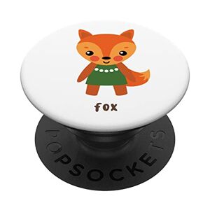Antique Carino Baby Fox Stampa PopSockets PopGrip Intercambiabile
