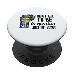 ASK Bandiera dell'Oregon, patriota americano, USA cresciuta PopSockets PopGrip Intercambiabile