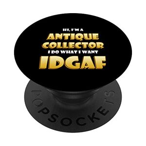 Antique Collector Costume For Rare Antique Collection IDGAF PopSockets PopGrip Intercambiabile