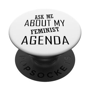 ASK Chiedimi della mia agenda femminista - Attivismo femminista PopSockets PopGrip Intercambiabile