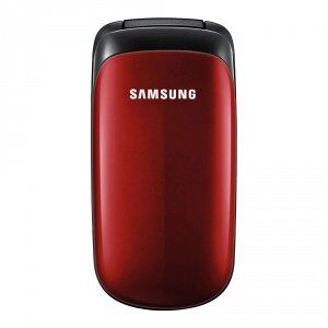 Samsung Telefono cellulare, E1150i, con display da 3,6 cm (1,43"), colore: Rosso