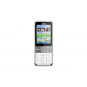 Nokia C5-00.2 Telefono Cellulare, Quad Band, Fotocamera da 5 MP, Bluetooth, Bianco