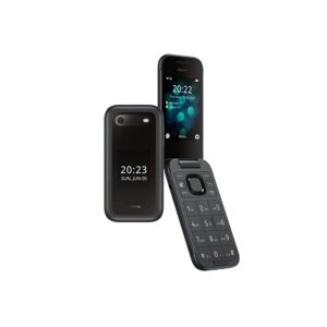 Nokia 2660 Flip - Telefono Cellulare 4G Dual Sim, Tasti Grandi, Tasto SOS, Fotocamera, Bluetooth, Radio FM Wireless e lettore mp3, Ampia batteria, Nano SIM, Nero, Display 2.8" [Italia]