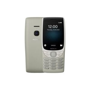 Nokia 8210 - Telefono Cellulare 4G, Display 2.8", Fotocamera, Bluetooth, Radio FM Wireless e lettore mp3, Interfaccia facile utilizzo, Ampia batteria, Dual Sim, Sand, Italia