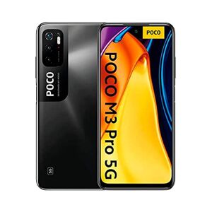 Xiaomi POCO M3 Pro Smartphone Dual 5G - RAM 4GB ROM 64GB MediaTek Dimensity 700, 90Hz 6.5" FHD+ DotDisplay, Batteria 5000mAh (typ), 48MP AI Triple Camera (Versione Globale) (Power Black)