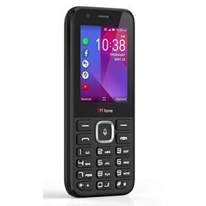 TTfone TT240 Telefono cellulare Whatsapp semplice e facile da usare - 3G KaiOS (con caricatore di rete)