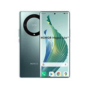 Honor Magic5 Lite Smartphone 5G, 6GB+128GB, Display OLED Curvo da 6,67” a 120Hz, Fotocamera da 64MP con Batteria da 5100mAh, Dual SIM, Android 12, Green