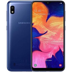 Samsung Galaxy A10 Smartphone, Display 6.2" HD+, 32 GB Espandibili, RAM 2 GB, Batteria 3400 mAh, 4G, Dual SIM, Android 9 Pie, [Versione Italiana], Blue