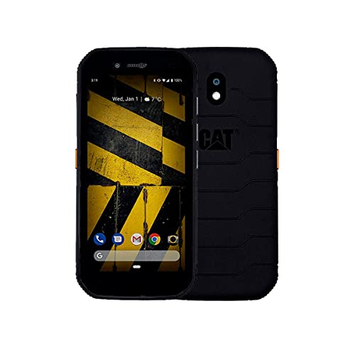 Caterpillar Smartphone CAT S42 (display HD + da 13,97 cm (5,5 pollici), memoria interna da 32 GB (espandibile fino a 128 GB tramite scheda microSD) e 3 GB di RAM, doppia SIM, Android 10) - beni importati, black