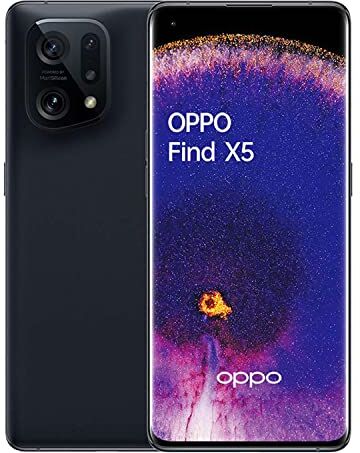 Oppo Find X5 ha Una Batteria di Lunga Durata da 4800mAh, RAM 8GB (Espandibile 13GB) + Rom 256GB Display Amoled a 10bit con Protezione visiva da 6,55 120HZ FHD+, Tripla Fotocamera 10bit AI 50+50+