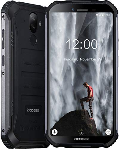 DOOGEE S40 Smartphone Antiurto Android 9.0 Pie Dual SIM 4G Telefoni Rugged IP68 impermeabile Resistenti Cellulare 4650mAh 3GB + 32GB 5.5 Pollici Fotocamera 8MP e 5MP NFC Telefonia Mobile, Nero