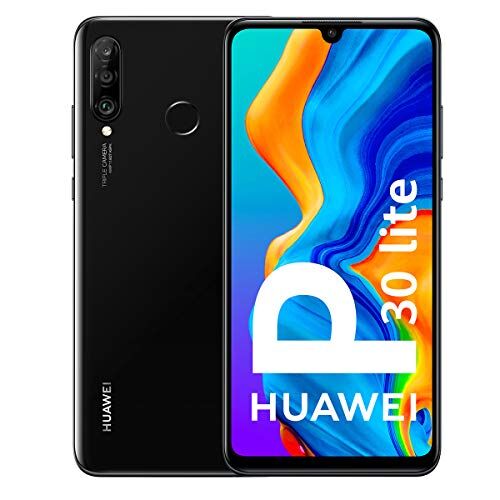 Huawei P30 Lite - Smartphone da 6.15 "(WiFi, Kirin 710, 4GB RAM, memoria 128GB, fotocamera 48 + 2 + 8MP, Android 9) Nero
