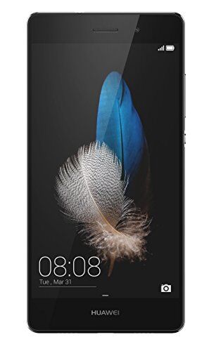 Huawei P8 Lite Smartphone, Display 5" IPS, Processore Octa-Core 1.2 GHz, Memoria Interna da 16 GB, 2 GB RAM, Fotocamera 13 MP, monoSIM, Android 5.0, Nero [Italia]