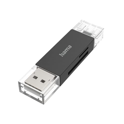 Hama - Lettore USB 3.0, OTG, SD/Micro SD