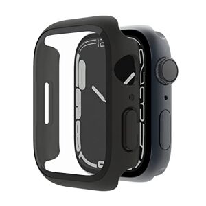 Belkin TemperedCurve Proteggi Schermo per Apple Watch Series 8 con Copertura da Bordo a Bordo e Bumper Protettivo, Pellicola per Schermo in Vetro Temprato, Accessori per Apple Watch, Nero