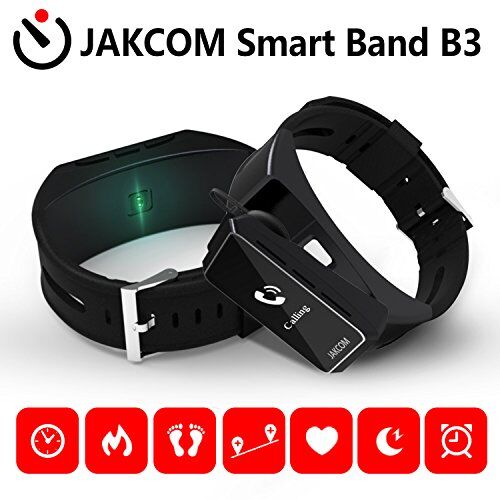 WEIDE - Smartwatch e Bluetooth Auricolare 4.0 Bluetooth Earphone per iPhone/Huawei/Sony/Wiko/Samsung/Android Smartphone Braccialetto Fitness Smart Sport Band, Smart Bracelet