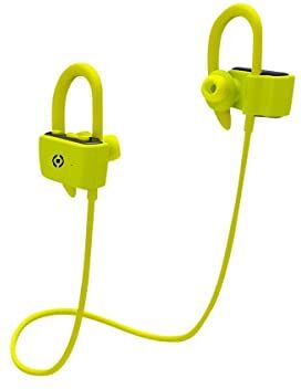 Celly bhsportproyl - Cuffie Stereofoniche Bluetooth Giallo - Auricolare (Auricolare, Archetto Giallo, Bluetooth, In-Ear)