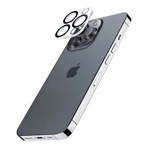 Cellular Line Camera Lens - Per iPhone 13 Pro / 13 Pro Max  Vetro Temperato per la Protezione della Fotocamera - Assorbi-Urto, Anti-Bolle, Ultra-Trasparente, Anti-impronte