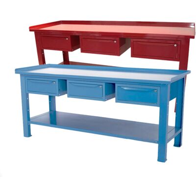 SOGI - Banco da lavoro 2m 1000kg 3 cassetti - Workbench SOGI - Banco da lavoro 2m 1000kg 3 cassetti - Workbench