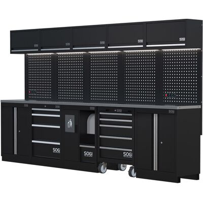 SOGI ARR-OFF-3400 - base in acciaio - piano in acciaio inox - laboratorio SOGI ARR-OFF-3400 - base in acciaio - piano in acciaio inox - laboratorio