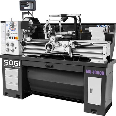 Tornio parallelo per metalli SOGI M5-1000D visualizzato 2 assi 330 x 1000 - 400V Tornio parallelo per metalli SOGI M5-1000D visualizzato 2 assi 330 x 1000 - 400V
