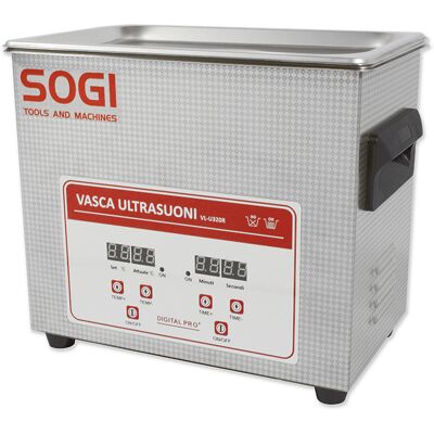Vasca pulitrice ad ultrasuoni riscaldata 3,2L SOGI VL-U320R Vasca pulitrice ad ultrasuoni riscaldata 3,2L SOGI VL-U320R