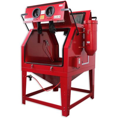 Sabbiatrice professionale SOGI S-320 cabina di sabbiatura con doppia apertura e aspiratore Sabbiatrice professionale SOGI S-320 cabina di sabbiatura con doppia apertura e aspiratore