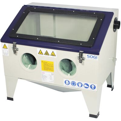 Sabbiatrice portatile professionale SOGI S-72 - 155 L - cabina di sabbiatura 750x500x300 mm - con accessori Sabbiatrice portatile professionale SOGI S-72 - 155 L - cabina di sabbiatura 750x500x300 mm - con accessori